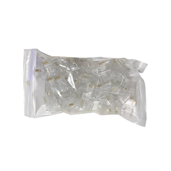 Ethernet Cat5 Cat6 8P8C RJ45 Connector Male UTP Unshielded Toolless Crystal Head Modular Plug