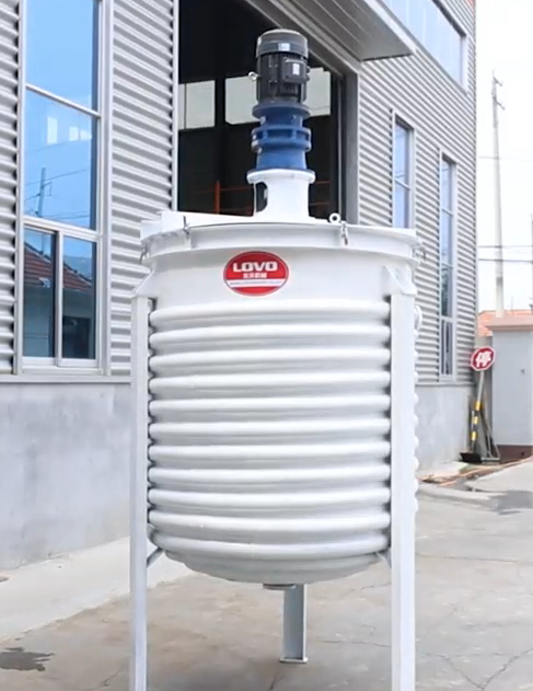 Steam-Heated Mixing Tank with External Coil Soap Making Machine Mixing Tank Soap Saponification Tank with Heating and Stirring Function