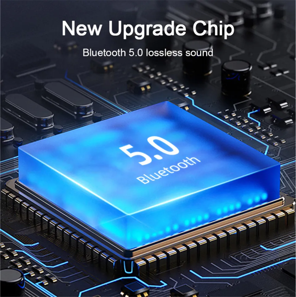 Lenovo TH10 Foldable Over Ear Headphones Black Wireless Headphones Set