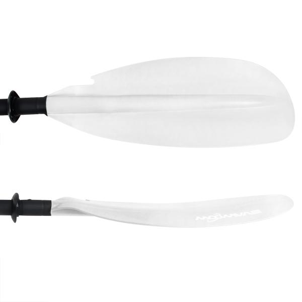 OEM Woowave Aluminum 2 Pieces Paddle Fiber Glass Kayak Paddles for Fishing Canoe Paddle
