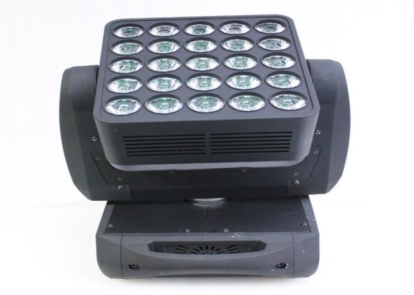 Top 1 Flat 25 x 12w High Lumen American CREE, RGBW Color Mixing  LED Moving Head Light / Square DJ Moving Head Lights