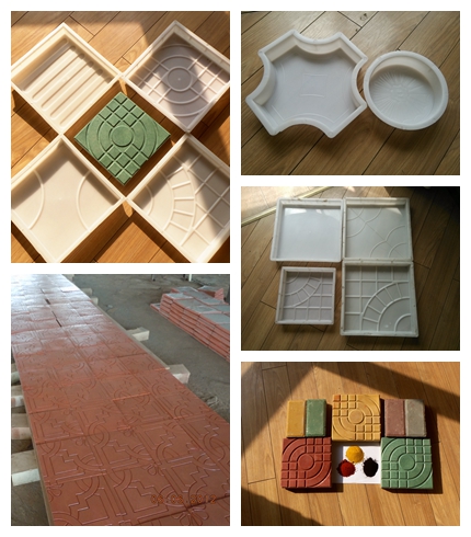 Пластиковые прессформы Paver Pvc, 1500 раз блокируя прессформы Paver цемента