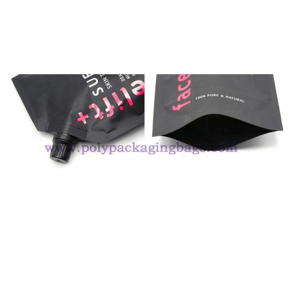 100 Micron Shampoo Stand Up Pouch With Spout / spouted pouch bags