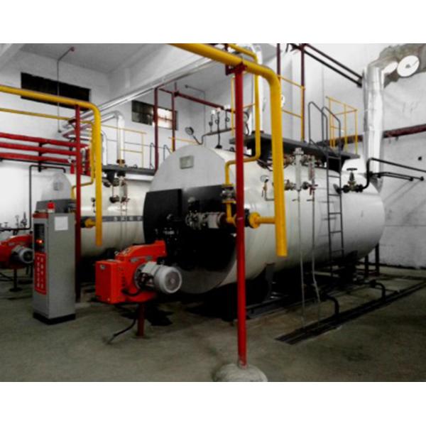 Fire Tube Natural Gas Hot Water Boiler Big Volume Combustion Room Design