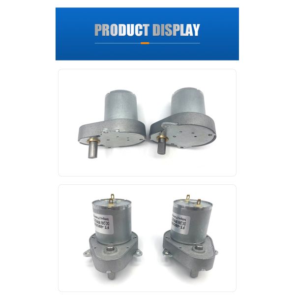 Futeng Factory Customized 3v 5v 6v 12v Mini Pear Shape Gear Motor 48mm Plastic Flat Gear Bldc Motors for Drill
