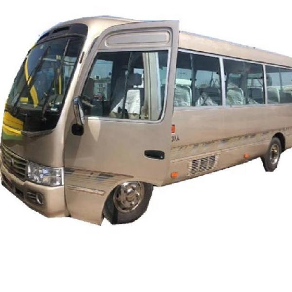 Tipo de transmissão de Miles Used Coaster Bus Manual da mão esquerda 50000