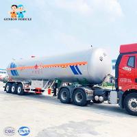 Trois remorque de bateau-citerne de Lpg Q345R ASME 40ton 40000L d'axes semi