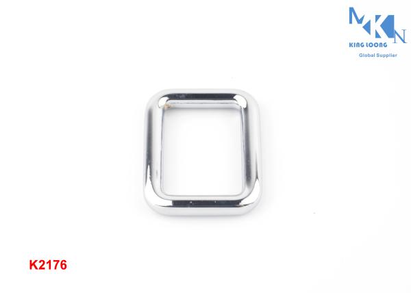 Polished Bag Making Hardware Simple Style , Professional Metal Buckles For Bags