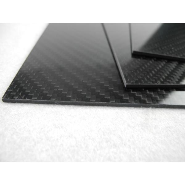Matte 3K Twill / Plain 500*600mm Carbon Fiber Sheet 4mm Thickness