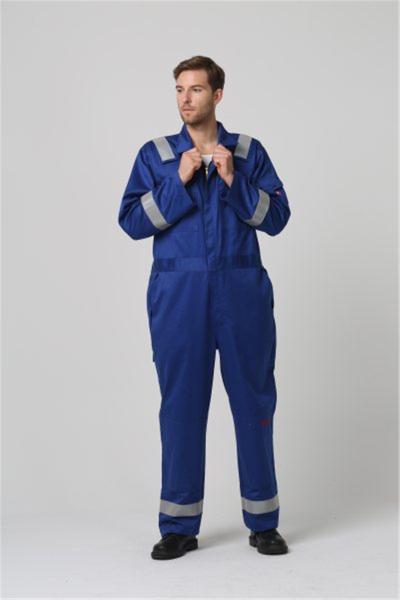 99% Cotton Arc Flash Clothing , IEC61482 Arc Proof Overalls