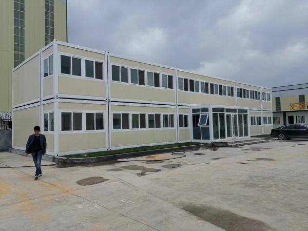 Casa de contêiner dobrável de 40 pés com painel de sanduíche online agora