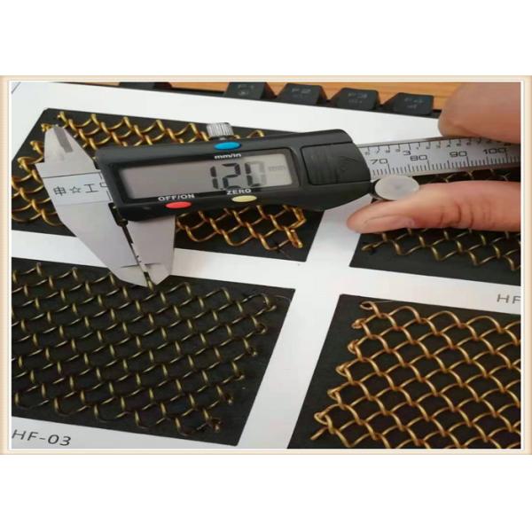 Бронзовый занавес звена цепи диаметра провода диаманта 1.2mm