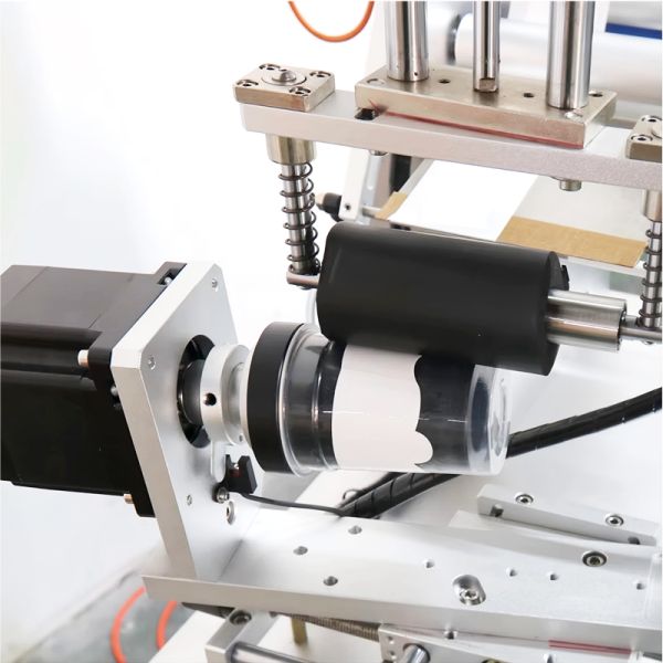 Multifunctional Semi Automatic Bottle Labeling Machine PP PET Paper Cup Wine Bottle Labeler