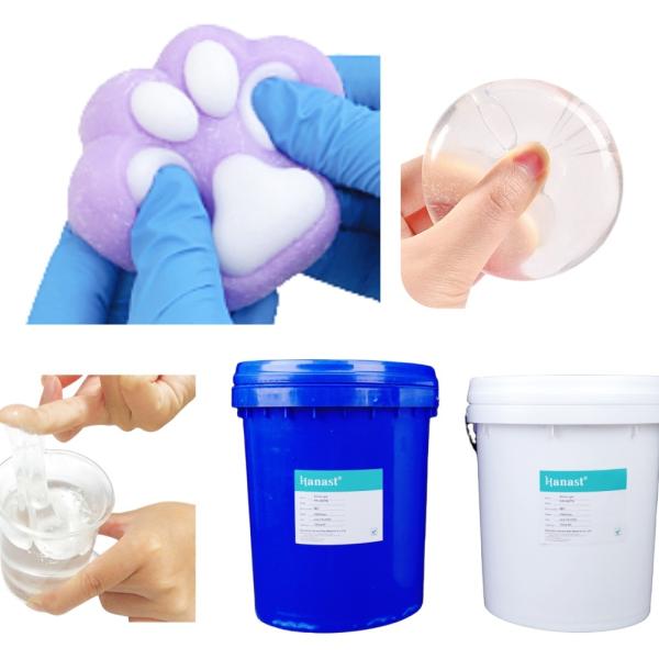 Environmentally Friendly Material Silicone Squeeze Toy Slow Rebound Non-toxic Custom Food Grade Platinum Curing Silicone Gel