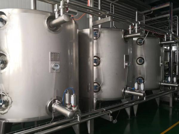 Aço inoxidável 304/316L ICED TEA HOT FILLING MACHINE Linha de processamento de bebidas de chá