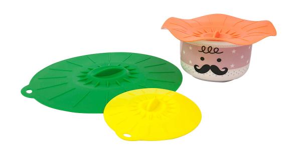 new design BPA Free Food Safe Customize best seller  Fresh Silicone Tops Suction Vacuum Vegetable Cover for bowl