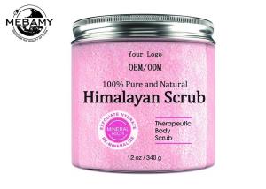 Himalayan Salt Skin Care Body Scrub With Lychee Fruit Oil All Natural Cleansing
