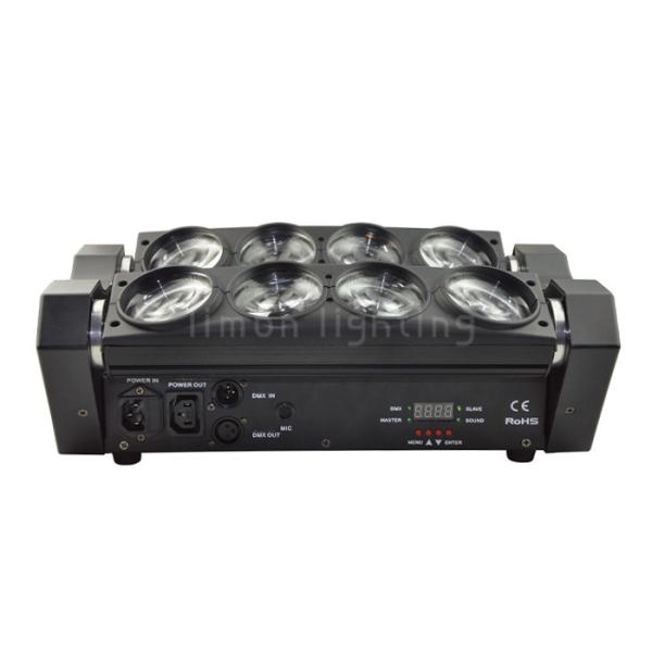 High Quality 8x10W RGBW 4in1 Quad Color LED Moving Spider beam Disco Lights