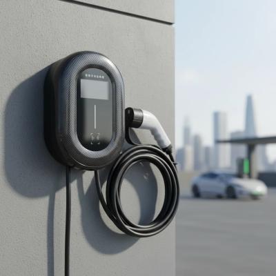 7KW Level 2 Wall-Mounted EV Charging Station with 32A Rated Power and IP54 Protection for Electric Vehicles