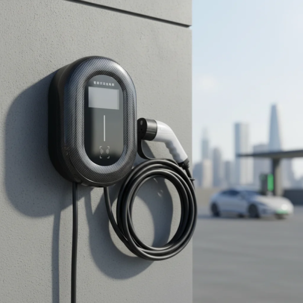 7KW Output Power Wall-mounted Type EV Charger with Mobile APP Control for Home Use