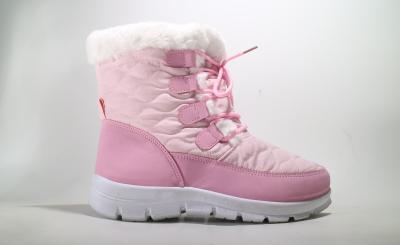 Warm Waterproof Kids Snow Boots For Unisex Lace Up Closure