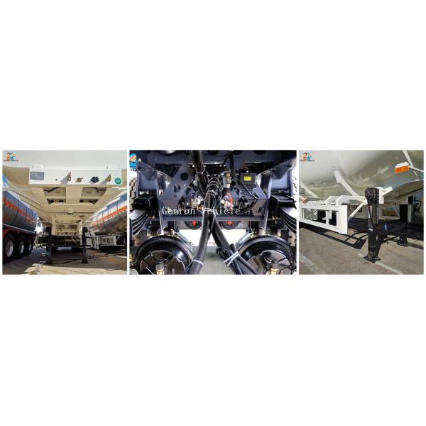 3 Axles Petroleum Tanker Truck Trailer 60000 Liters 6 Compartments Exported To Mauritania