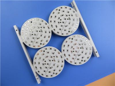 1.0 W/MK 75um dielectric Aluminum Substrate PCB For 9W LED Lighting