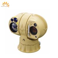 640 x 512 caméra PTZ thermique avec précision de positionnement GPS 10 mètres pour la surveillance