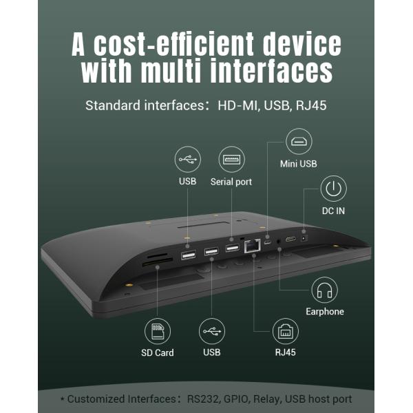 10.1 Inch Wall Mounted Tablet Digital Signage FCC, CE , ROHS , Quality under Guarantee  More details Customizable