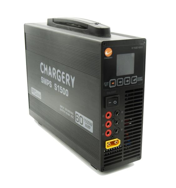 30V 24V 1500W Adjustable UAV SMPS Battery Charger Compact E Rickshaw 68mm 60A