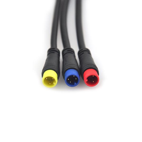 Водоустойчивые соединители батареи Эбике, переключают соединитель электрического провода 2 Пин на открытом воздухе