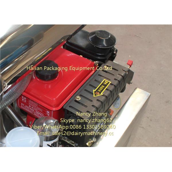 Diesel Power Mobile Milking Machine Two Cows Farm Milking Equipment