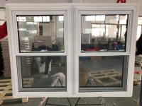 fenêtre verticale en verre UPVC suspendu à deux étages