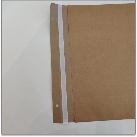 Hexagonal Kraft Paper Mailer – 220‑540mm Wide, Self‑Adhesive Seal, Easy‑Tear Strip