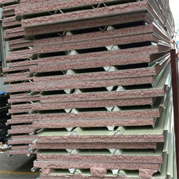 economical and pratical 50mm color steel TPS roof panel roofing price list philippines