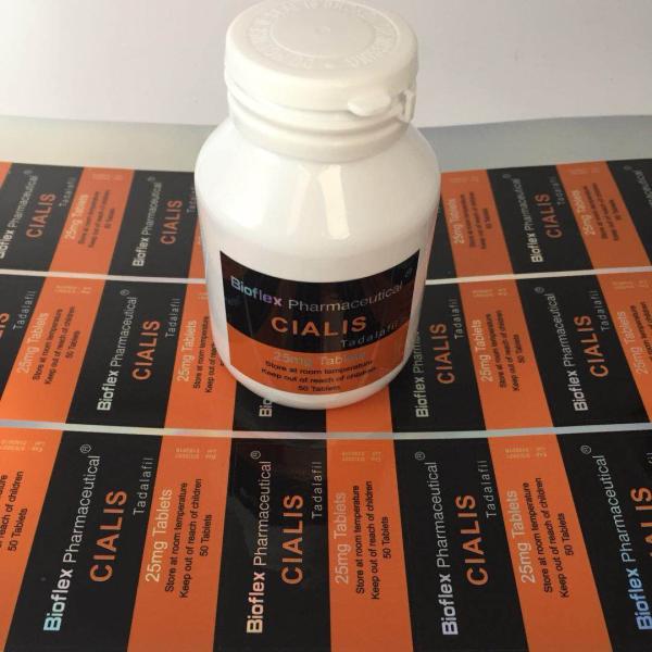 Глянцевая ламинация PMS 50 мл этикетки для стеклянных флаконов