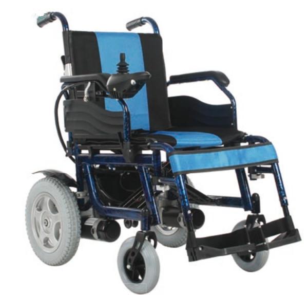 W5213 Anti Skid Lightweight Electric Wheelchair , 24V Drive Portable Wheelchair