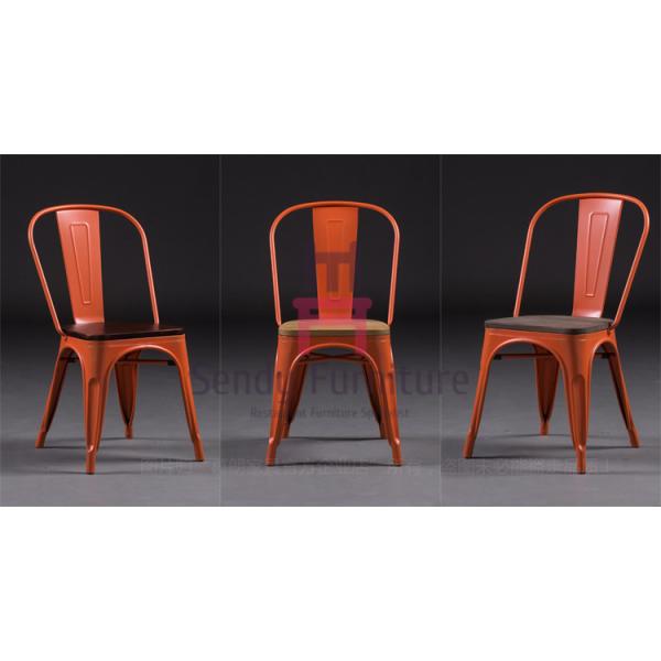 le restaurant en métal de noir de taille de 86cm préside le tabouret de bar de Tolix avec Seat en bois