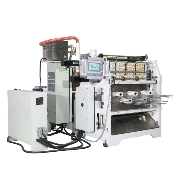 Automatic  die cutting Machine with Flexographic Printing CCY1080 with 60 m /Min Running Speed
