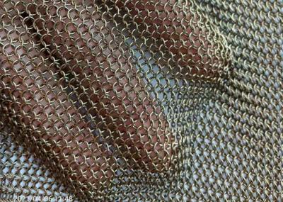 Welded 0.53mm Wire Diameter Chain Mail Mesh For Security Gloves Clothes
