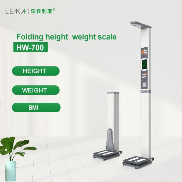 Compact and Portable Medical Ultrasonic Height Weight Scale for Physical Examination
