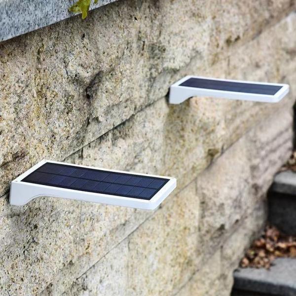 Fence Outdoor Solar LED Wall Lights Lamp IP65 12.2x4.1x2.1inch