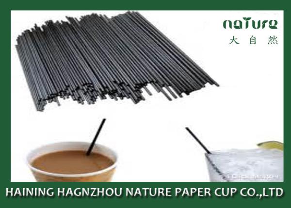 Coffee Paper Cup Hot Beverage Straws Heat Insulation With SGS Approval