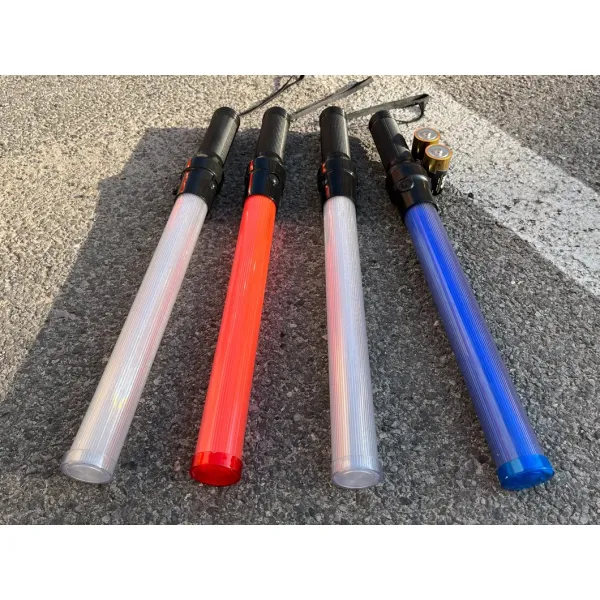 High-Intensity LED Traffic Baton Durable & Rechargeable Safety Signal Wand