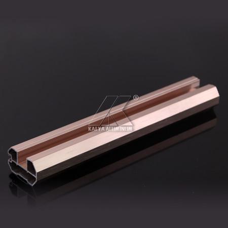 RoHS Aluminum Alloy Extrusion Profile For Cabinet Wardrobe T3 - T8 Temper