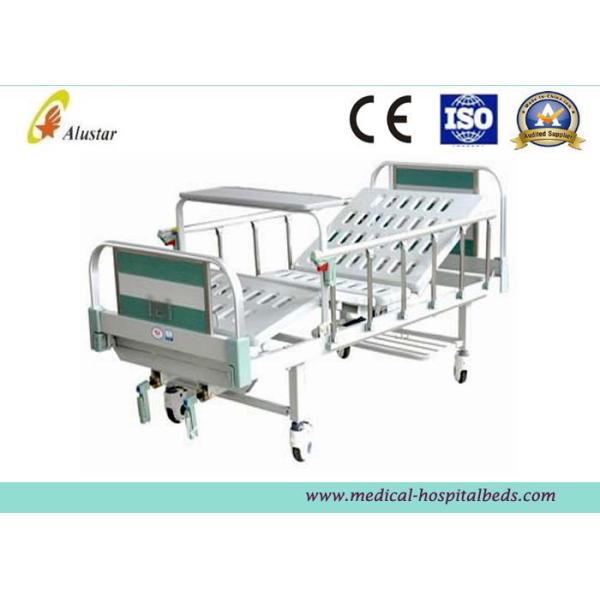 CE Approved Manual 2 Crank Medical Hospital Beds With Covered Castors (ALS-M223)