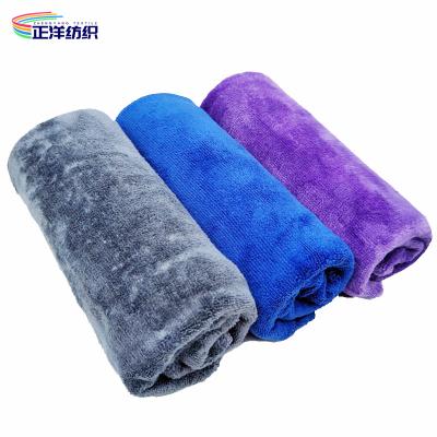 400GSM 50X60CM Rags Microfiber Double Side Brushed de limpeza reusável Terry Cloth Cleaning Towels de trama