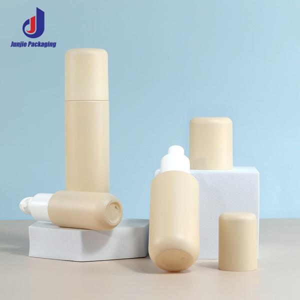 PETG Contenedores de cremas cosméticas Tipo de sellado Botellas para el cuidado de la piel Embalaje