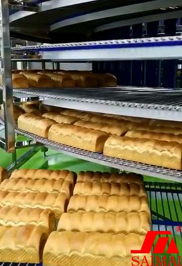 Производственная линия тоста блока управлением 500kg/H PLC автоматическая