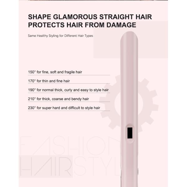Ceramic Tourmaline Nano Hair Straightener , Hotel Hot Tools Flat Iron 35W